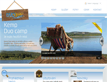 Tablet Screenshot of duocamp.cz